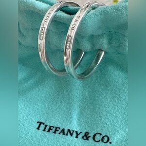 Tiffany & Co. Sterling Silver Hoop Earrings